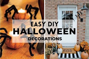 40  Easy DIY Halloween Decorations for Outdoor and Indoor
