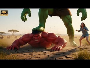 HULK vs RED HULK — Hulk Rescues a Girl | Trapped in PREHISTORIC Times 4K Full Scene Movie (2026)