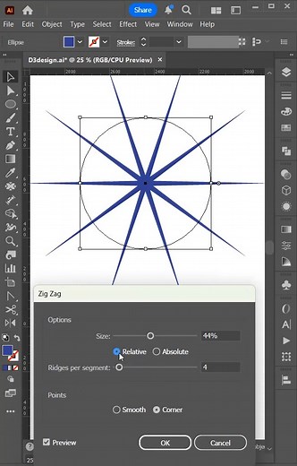 3.9K views · 23 reactions | Hướng dẫn tạo vector vòng tròn bánh răng #d3design #illustration #adobeillustrator #design #adobe | D3design.vn | Facebook