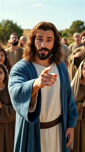 Jesus Christ teaching love, kindness, and forgiveness to gathered crowds #jesusislove #jesuslovesyou