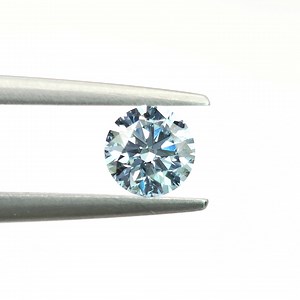 0.80 CT Round Fancy Blue Diamond: VS1 Clarity, GIA Certified - Etsy