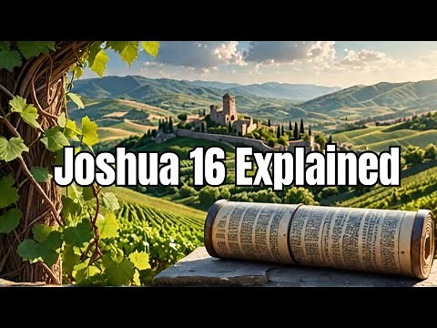 Joshua Chapter 16 Explained (The True Vine And The Promised Land)