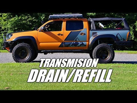 Toyota Tacoma Transmission Fluid Change Drain/Refill Tutorial
