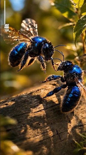 This Bee Drills Wood