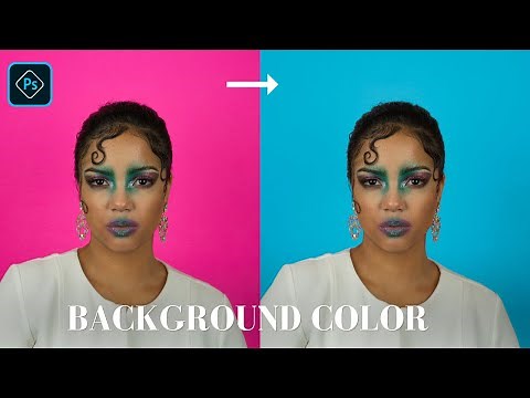 How To Change Background Color in Photoshop 2024 - Professionally