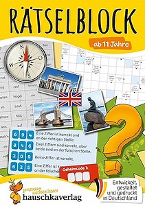 Rätselblock ab 11 Jahre: Bunter Rätselspaß für Kinder - Logicals, Kreuzworträtsel, Sudoku, Konzentrationstraining und logisches Denken fördern (Rätselbücher, Band 641)