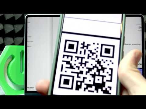 How do I scan a QR code with the MacBook Air M4?
