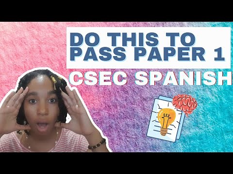 DO this to PASS CSEC SPANISH Multiple Choice| CSEC Spanish paper 1| CXC Spanish Paper 1