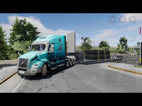 Transportinng Mining Truck Tyres - Truck Simulator Big Rigs Gameplay