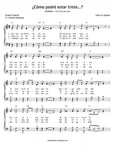 Cómo podré estar triste - Himnos Cristianos