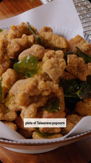 @tomthechon brings us this perfect walkable, stackable, crispy, crunchy, night market street food. What makes yán sū jī (which translates to “salt crispy chicken”) special? For one, it’s far crispier than any American popcorn chicken—sorry, Colonel. That all comes down to the dredge: Rather than wheat flour, Taiwanese fried chicken is dredged with coarse sweet potato starch, a pure starch with unique properties that produces an impossibly bubbly, crispy, never-greasy coating. It’s also big on fl