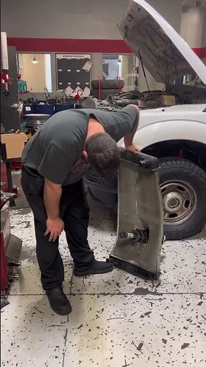 Happy Monday. Ford F250 radiator replacement… for reasons.
