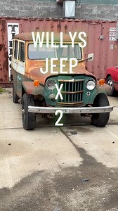 What Are the ODDS? TWO 1950s Willys Jeep Wagons in One Yard! #willysjeep #jeep #classiccar #oldcars #autopartscity | Auto Parts City, Inc.
