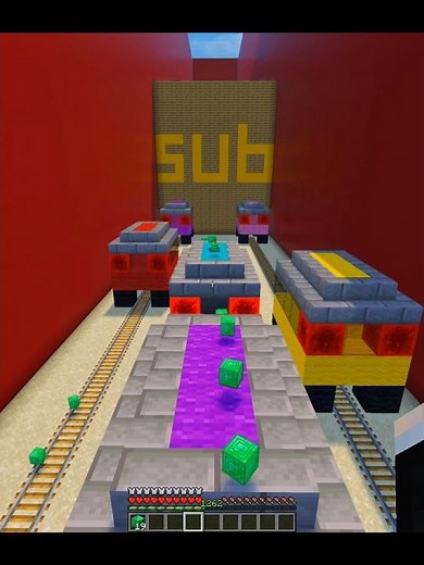Minecraft: Subway Surfers (Feat: MayTree) #shorts #minecraft #minecraftmemes
