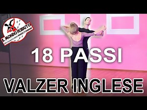 DANCING the 18 BASIC STEPS of the SLOW WALTZ - Directions, footwork and dance floor management