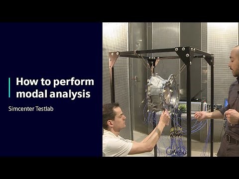 HOW TO Perform modal analysis with Simcenter Testlab | Tutorial #HowToSimcenterTestlab