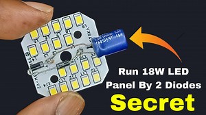 Run 18W LED Bulb Using Two Diodes... | Tech help Fan Club