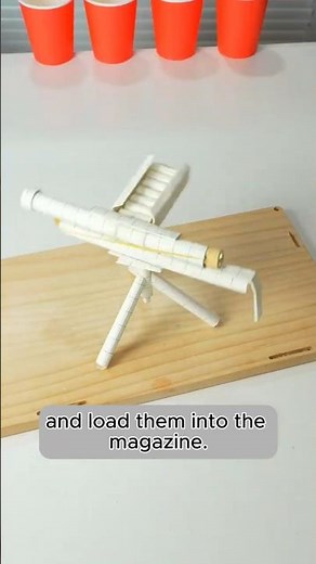 Amazing Paper Machine Gun Tutorial (Easy DIY)