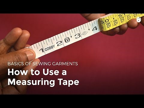 How to use a measurement tape | Sewing