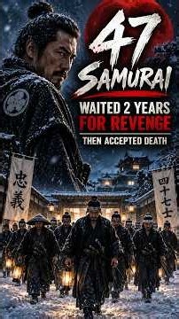 Did You Know the 47 Ronin Waited Two Years for Revenge? #japan