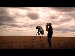 Photography with a large format 4x5 camera and using the front rise movement.
