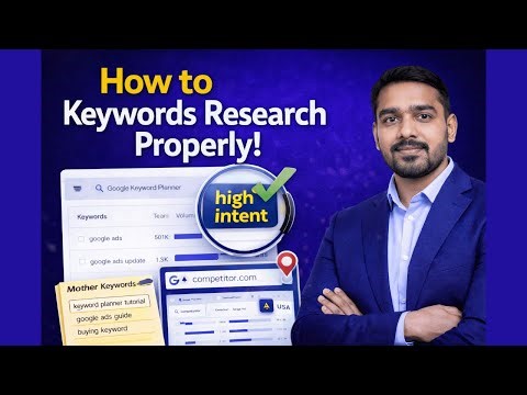 Google Ads Keyword Research Bangla Keyword Planner Full Tutorial Beginner to Advanced