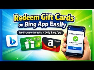 Redeem Gift Cards on Bing App Easily | No Browser Needed | Step by Step Guide #XDigitalDreamer