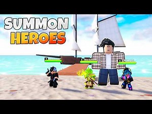 Summoning My First Heroes… | Summon Heroes Roblox