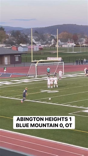 BOYS SOCCER: Highlights from Saturday’s PIAA Class 3A quarterfinal matchup between District 2 champion Abington Heights and District 11 champion Blue Mountain at Lehighton Area High School. Nico Bustos scored the game-winner in overtime as the Comets advance to Tuesday’s state semifinals | Times-Tribune Sports
