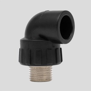 [Hot Item] Customization HDPE Elbow Threaded Pipe Fitting for Underfloor Heating Water Separator