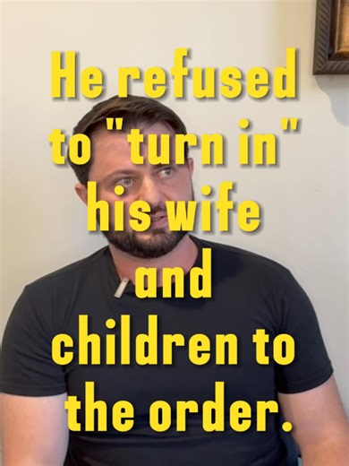 Andrew shared why he decided to leave the polygamsit group. He was not going to sign a form that would "turn in" his wife and children. | Hope After Polygamy