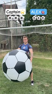 🅰️⭐️🎯Captain vs ALEX | Crossbar Challenge👽 #challenge #shorts #football | Alex