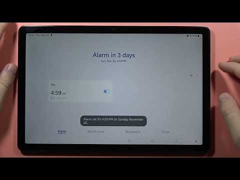 SAMSUNG Galaxy Tab A9/A9+ Set Alarm Clock - Alarm Sound, Schedule, Snooze #taba9