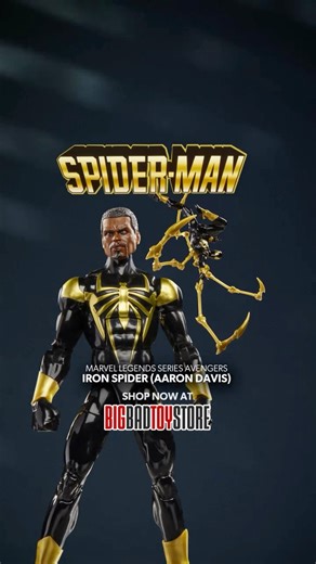 The Spider-Man Marvel Legends Iron Spider (Aaron Davis) Action Figure is now available for pre-order at BigBadToyStore! Inspired by the Iron Spider armor worn by Aaron Davis, this figure brings sleek tech, bold detailing, and that unmistakable wall-crawler attitude to your shelf. With premium articulation and display-worthy design, it’s a must-have for Spider-Verse collectors building out their Marvel Legends lineup. Shop now: https://link.bigbadtoystore.com/be1ced #SpiderMan #MarvelLegends #Iro