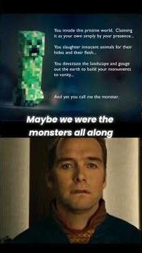 Maybe We Were the Monsters All Along… 😢💔 (Minecraft’s Saddest Truth)