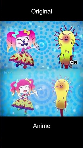 The Amazing World of Gumball Anime vs Original (Animation) | Brainrot