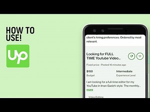 How to use upwork app in android phone [easy]