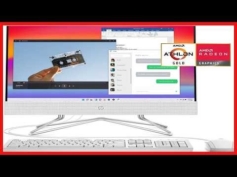 HP 21.5" All-in-One PC Review: Sleek Design Meets Powerful Performance