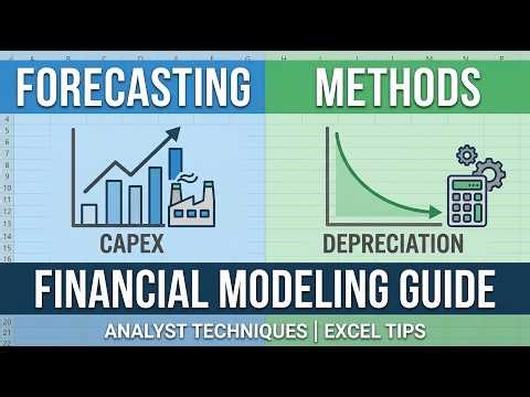 How analysts typically forecast Capex and Depreciation in Financial Models