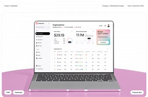 DeepDAO Fintech & AI Product Design Dashboard