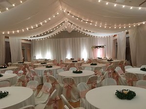 We transformed a church gym into a gorgeous reception hall! Wedding video - In The Details Episode 3