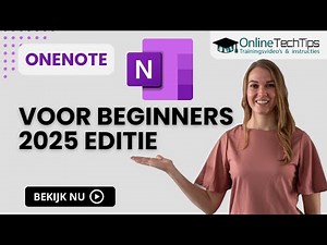 OneNote voor beginners 2025