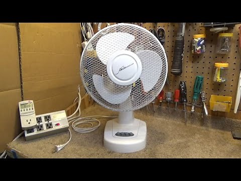 Aloha Breeze 03029 12" Oscillating Table Fan