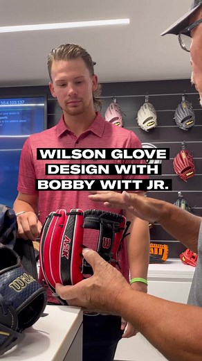 14K views · 84 reactions | Kansas City infielder Bobby Witt Jr. designed his newest glove with #TeamWilson. What's on deck for 2023? | Wilson Baseball / Softball | Facebook