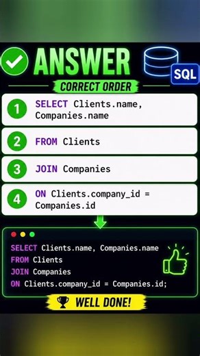 🔥 Can You Solve This SQL JOIN Query? #SQL #Shorts