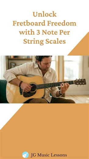 3 Notes Per String Scales on Guitar 🎸