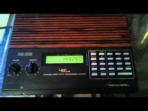 Realistic/RadioShack PRO-2023 - Scanner Demo