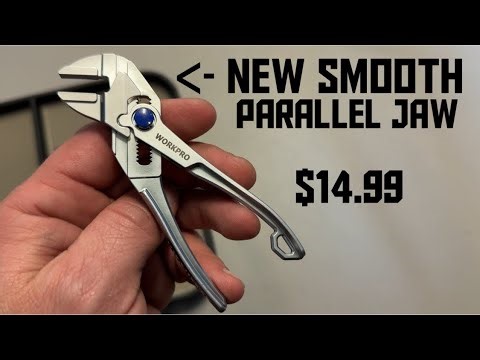 NEW WORKPRO Mini Pliers - Smooth Parallel Jaws