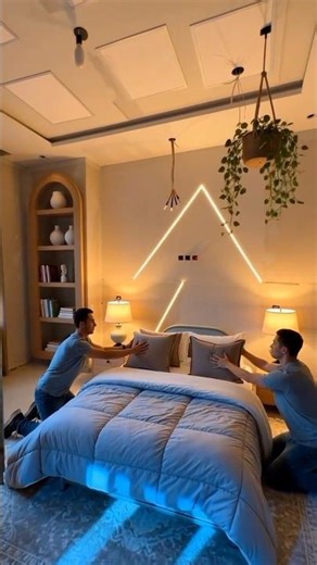 The LED Strip Hack That Went Viral #roomtransformation #aesthetic #diy