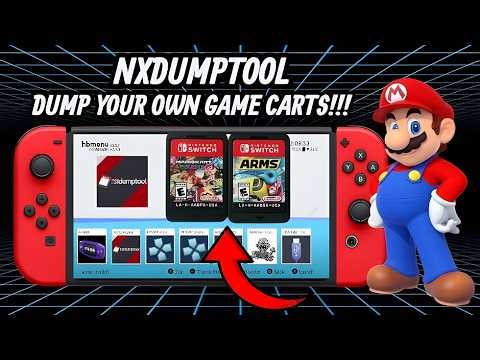 How to dump your Nintendo Switch game carts using NXDumpTool!!!
